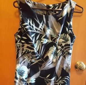Floral Dress Barn dress, mid-length, size 4
